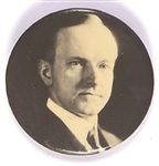 Coolidge Scarce Larger Size Black and White Celluloid