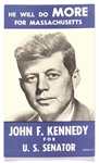 John F. Kennedy for Senator Campaign Card