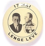 Kennedy, Lenge Leve May 17 King of Norway Pin