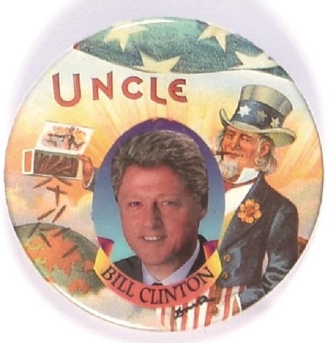 Bill Clinton Uncle Sam by David Russell