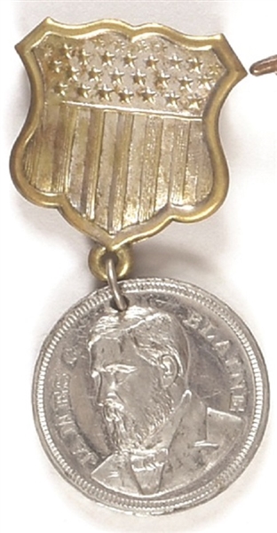 Blaine Eagle and Shield Medal With Shield Pin