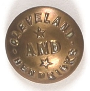 Cleveland, Hendricks Embossed Clothing Button