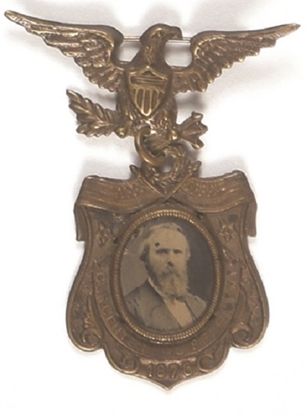 Rutherford B. Hayes Rare Brass Shell