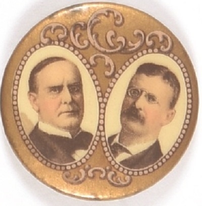 McKinley, TR Gold Filigree Jugate