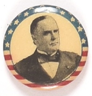 McKinley Different Stars and Stripes Border Celluloid