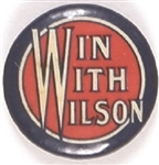 Win With Wilson Red, White and Blue Celluloid