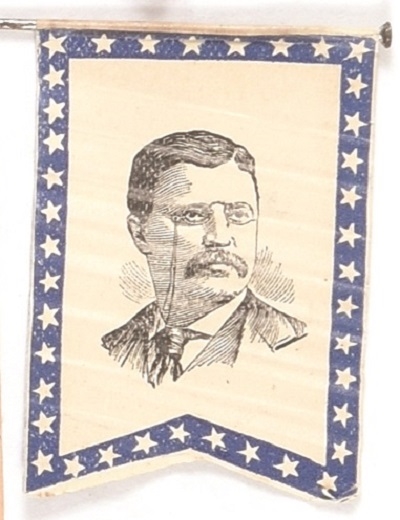 Theodore Roosevelt Paper Flag