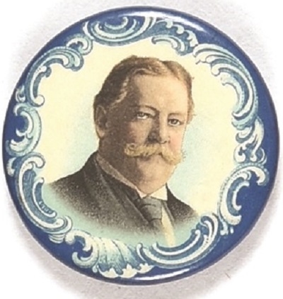 Taft Celluloid with Ornate Blue Border