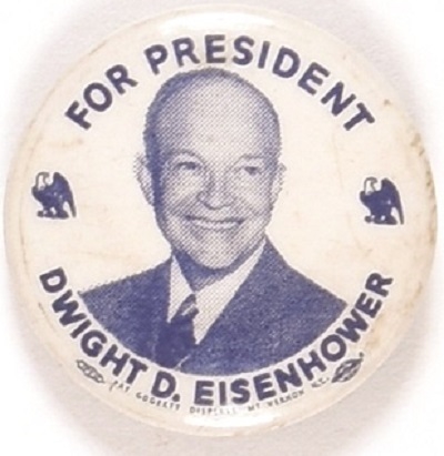 Eisenhower for President Eagles Pin