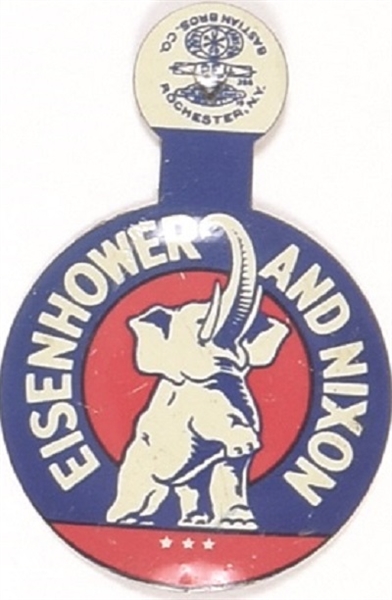 Eisenhower and Nixon Elephant Tab