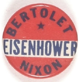 Bertolet, Eisenhower Pennsylvania Coattail