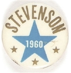 Adlai Stevenson 1960 Blue Star Celluloid