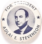 Stevenson for President Two Stars Pin