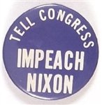 Tell Congress Impeach Nixon