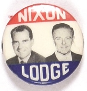 Nixon and Lodge Smaller Size Celluloid Jugate