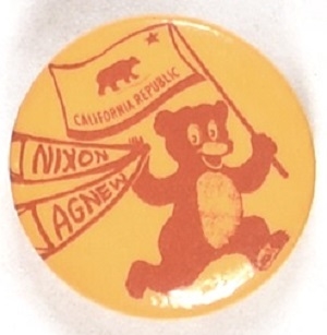 Nixon California Republican Pin
