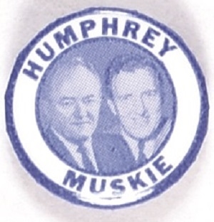 Humphrey, Muskie Blue and White Jugate