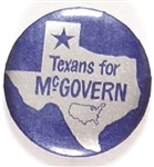 Texans for McGovern, Silver Version with USA Map