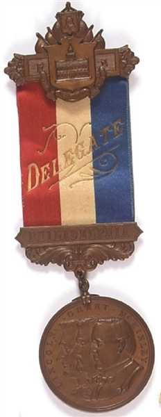 McKinley 1900 Convention Delegate Badge