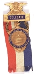 Coolidge 1924 Convention Delegate Badge