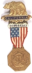 Hoover 1928 GOP Convention California Badge