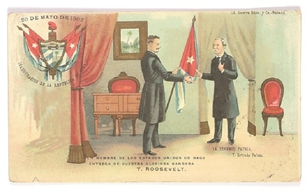 Theodore Roosevelt Cuban Postcard