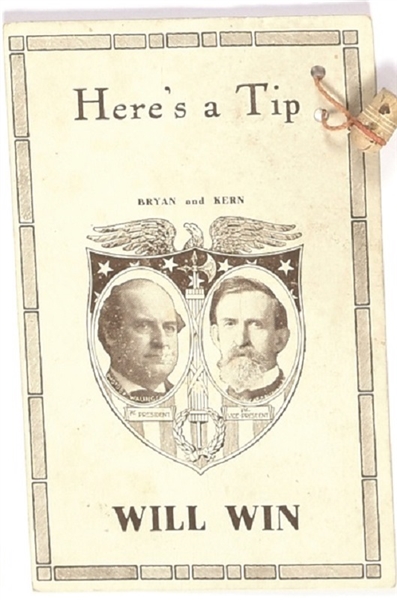 Bryan, Kern Heres a Tip Postcard