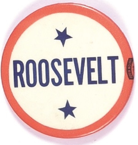 Roosevelt Two-Stars Celluloid