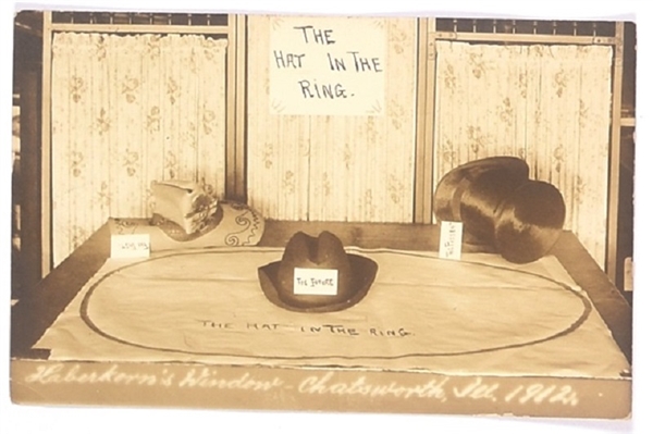 TR Hat in Ring Postcard