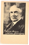 Warren Harding Postcard