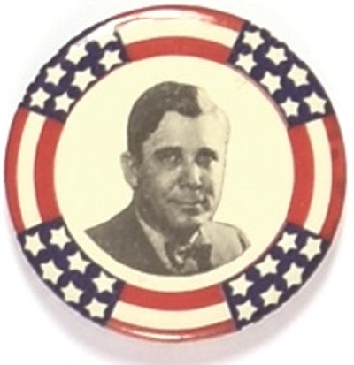 Wendell Willkie Stars and Stripes Celluloid