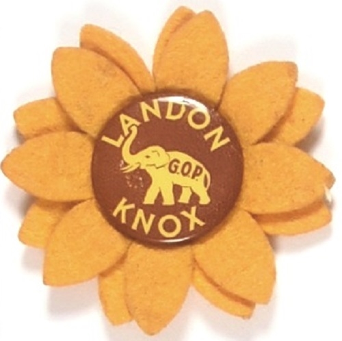 Landon Elephant Pin and Sunflower