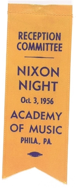 Nixon Night Reception Committee Ribbon