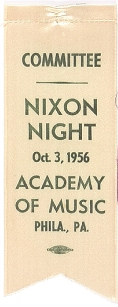 Nixon Night Committee Ribbon