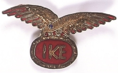 Eisenhower Embroidered Eagle Pin