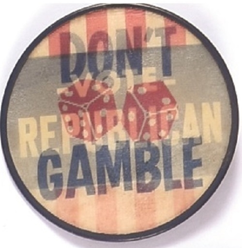 Dont Gamble Vote Republican