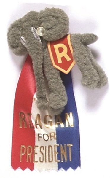 Reagan Cloth Elephant and Ribbon