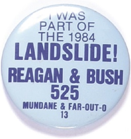 Reagan I Was Part of the Landslide