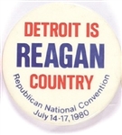 Detroit is Reagan Country