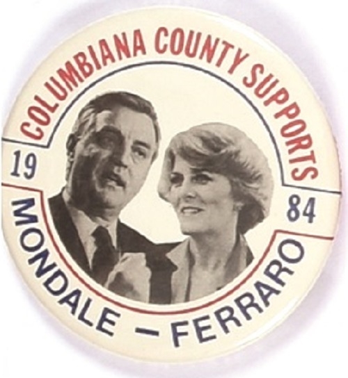 Mondale, Ferraro Columbiana County