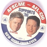 Clinton, Gore AFSCME, AFL-CIO Jugate