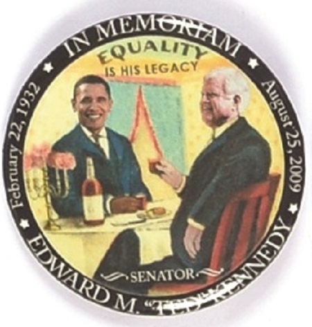 Obama, Kennedy Equality Pin