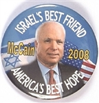 McCain Israels Best Friend