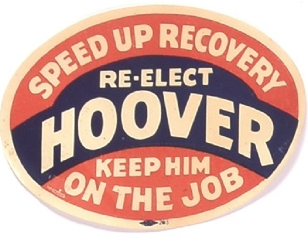 Hoover Speed Up Recovery Sticker
