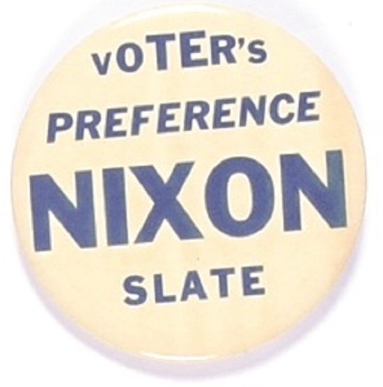 Nixon Voters Preference Slate