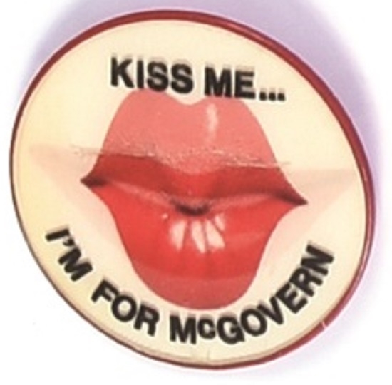 Kiss Me Im for McGovern Flasher