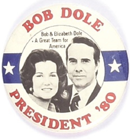 Bob and Elizabeth Dole 1980 Celluloid