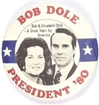 Bob and Elizabeth Dole 1980 Celluloid