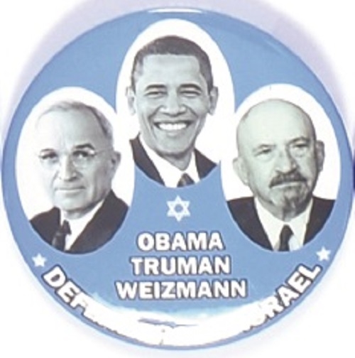 Obama, Weizman, Truman Celluloid