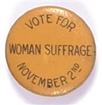 Vote for Woman Suffrage Nov. 2